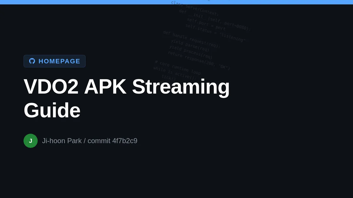 VDO2 APK, Online Streaming App Hero Image
